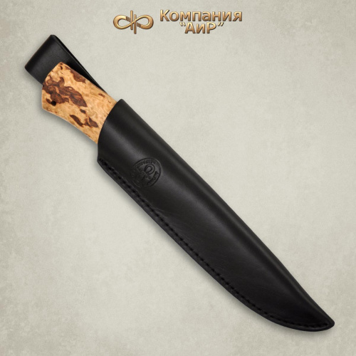 Нож Селигер АиР (карельская береза) дамасская сталь ZDI-1016