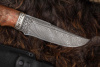Нож Клык-2 насечка/дамаск Адамов