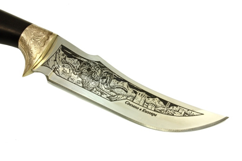 Нож Тур - граб/мельхиор Беркут Кизляр