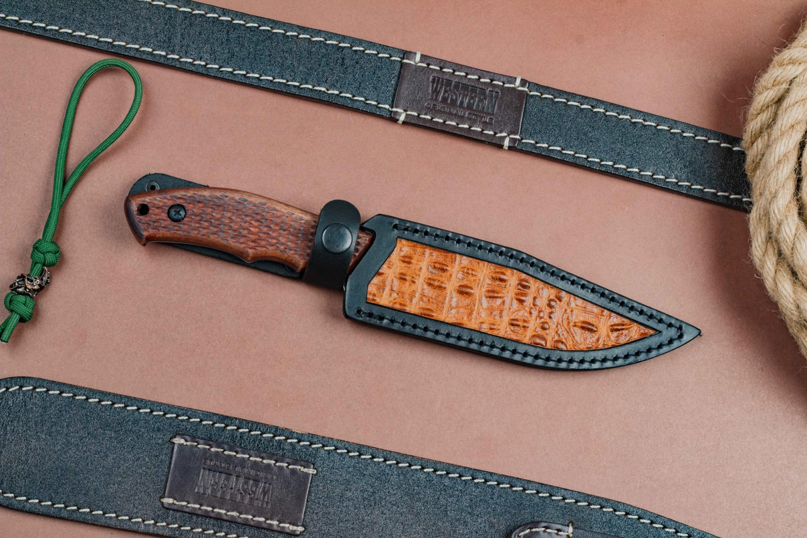 Нож Патриот Х12МФ орех Андреев д.В.