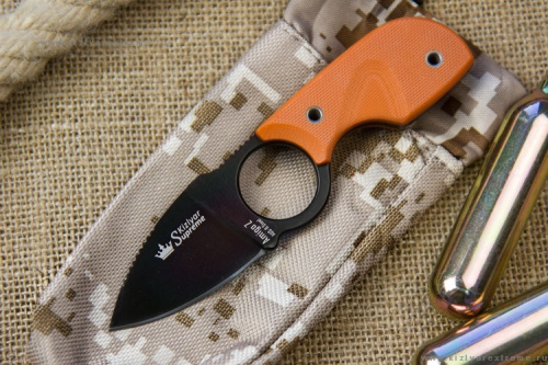 Нож  Amigo Z AUS-8 Black Titanium