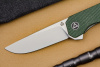 Нож QSP Osprey Satin сталь 14C28N, рукоять Green Micarta