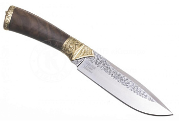 Нож Леопард Сталь Х12МФ Латунь Нож Леопард Сталь Х12МФ Латунь