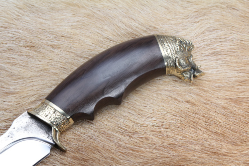 Нож Кабан Х12МФ гарда Зодиак Кизляр