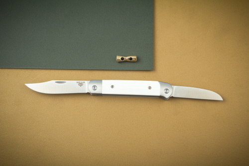 Нож складной Lord D2 G10 белый Кизляр