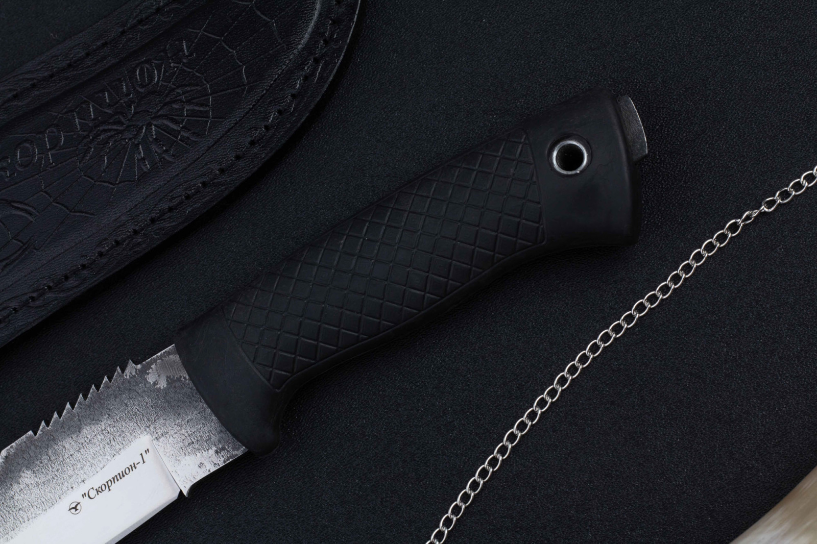 Нож Скорпион -1 65х13 резина Беркут