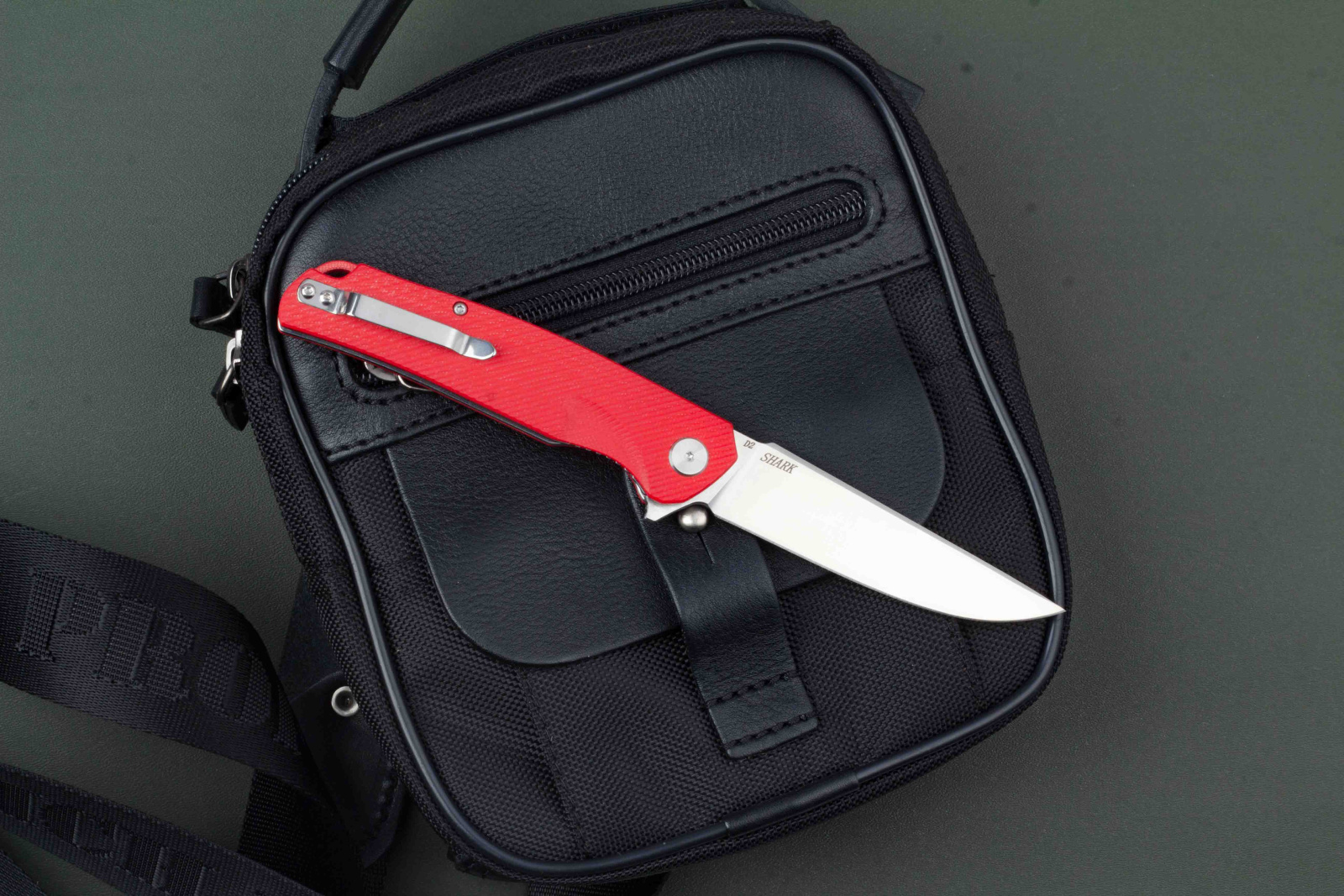 Нож складной Shark (Шарк) red Кизляр