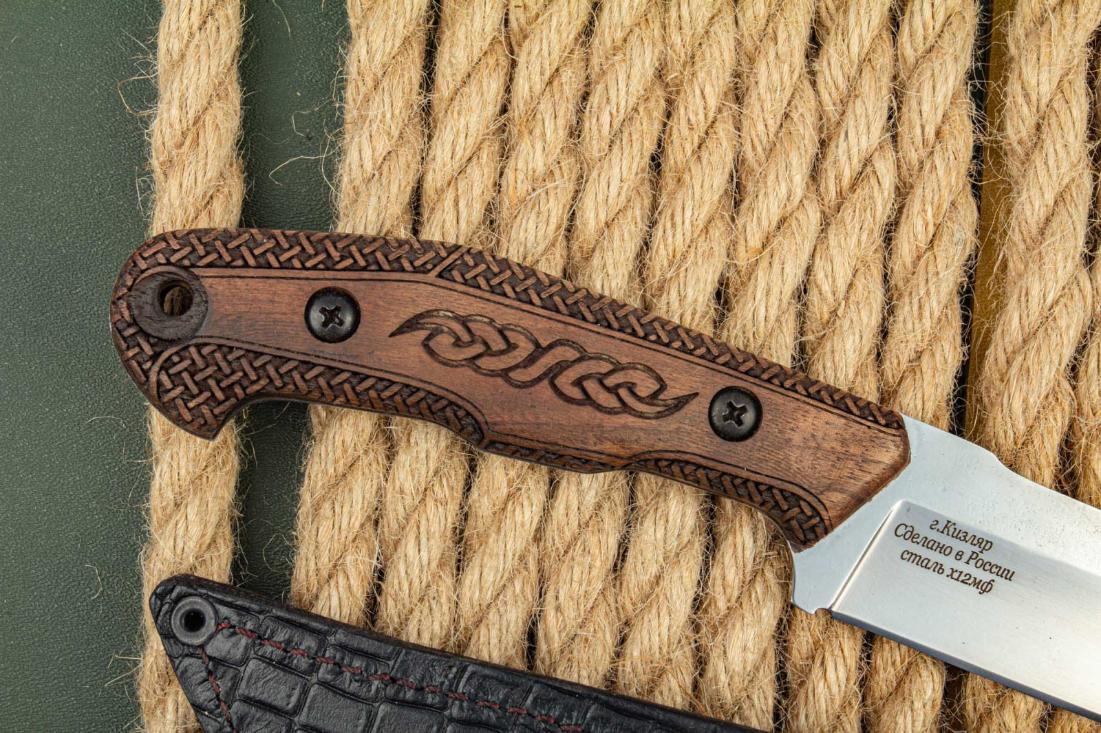 Нож Орион - Х12мф орех