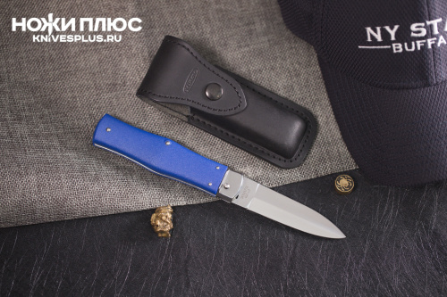 Автоматический нож Predator 420C пластик синий Mikov
