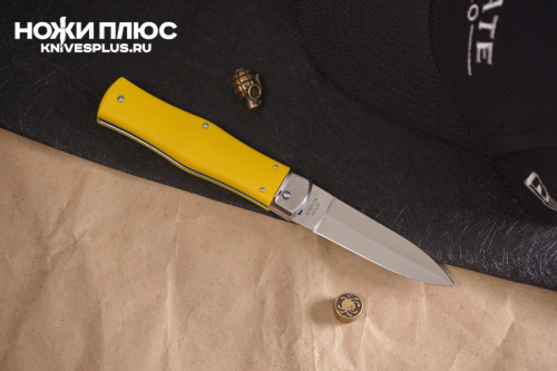 Автоматический нож Predator 420C пластик желтый Mikov