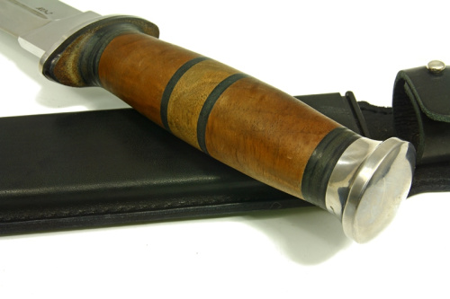 Нож КО-2 Дерево/Кожа Нож КО-2 Дерево/Кожа