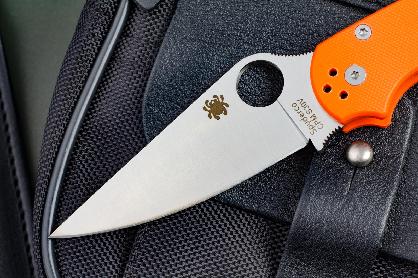 Нож Paramilitary 2 CH оранжевый Spyderco