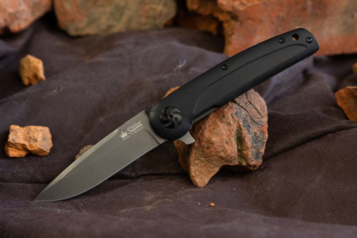 Нож Biker Z D2 Tacwash Black