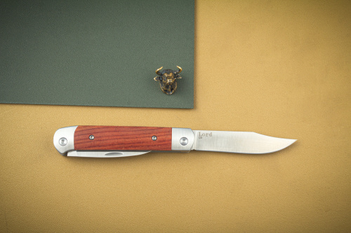 Нож складной Lord D2 дерево Кокоболо Кизляр
