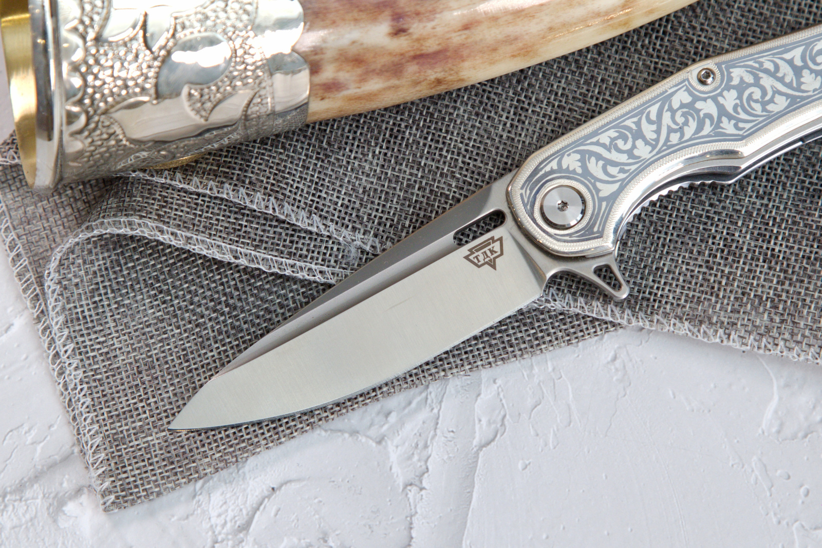 Нож складной ТДК А-01 Серебро