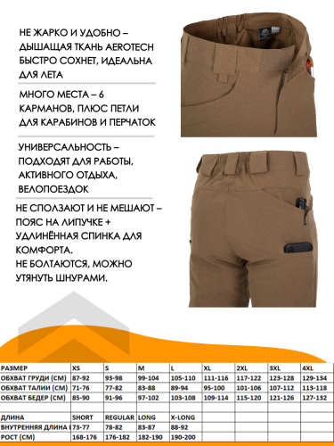 Брюки TTP (Trekking Tactical Pants) AeroTech Helikon-Tex