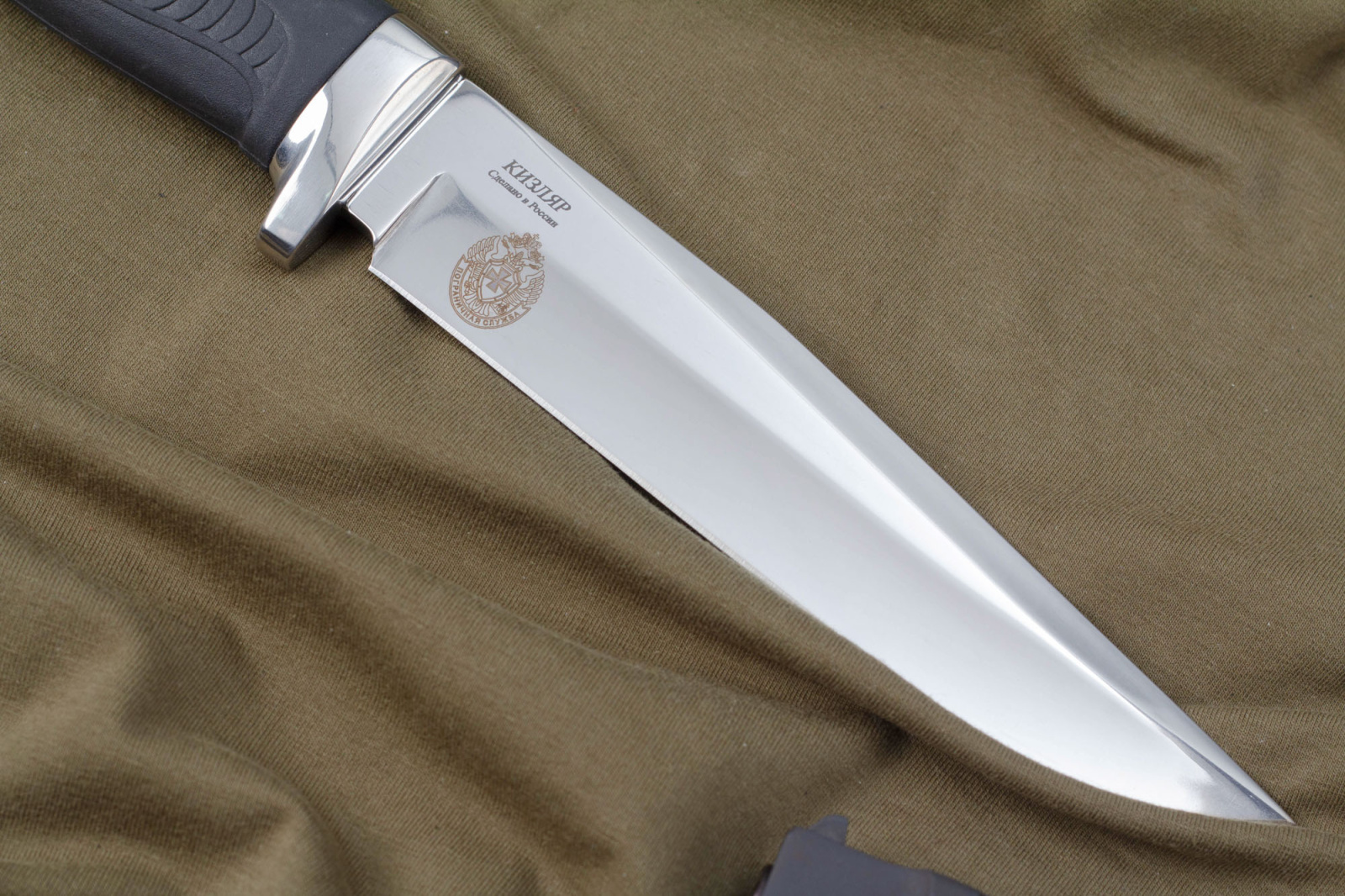 Нож Енисей с символикой Пограничная служба