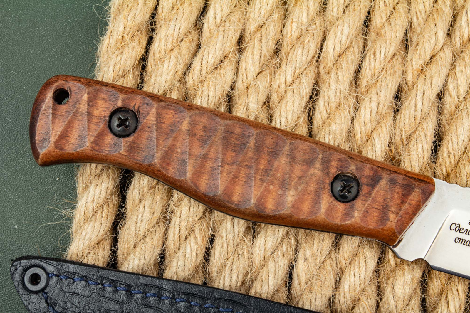 Нож Разведчик - Х12мф орех