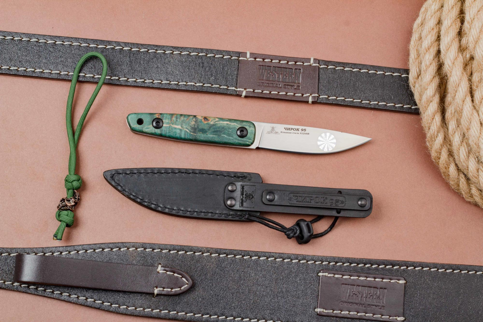 Нож Чирок 95 граб Х12МФ Андреев