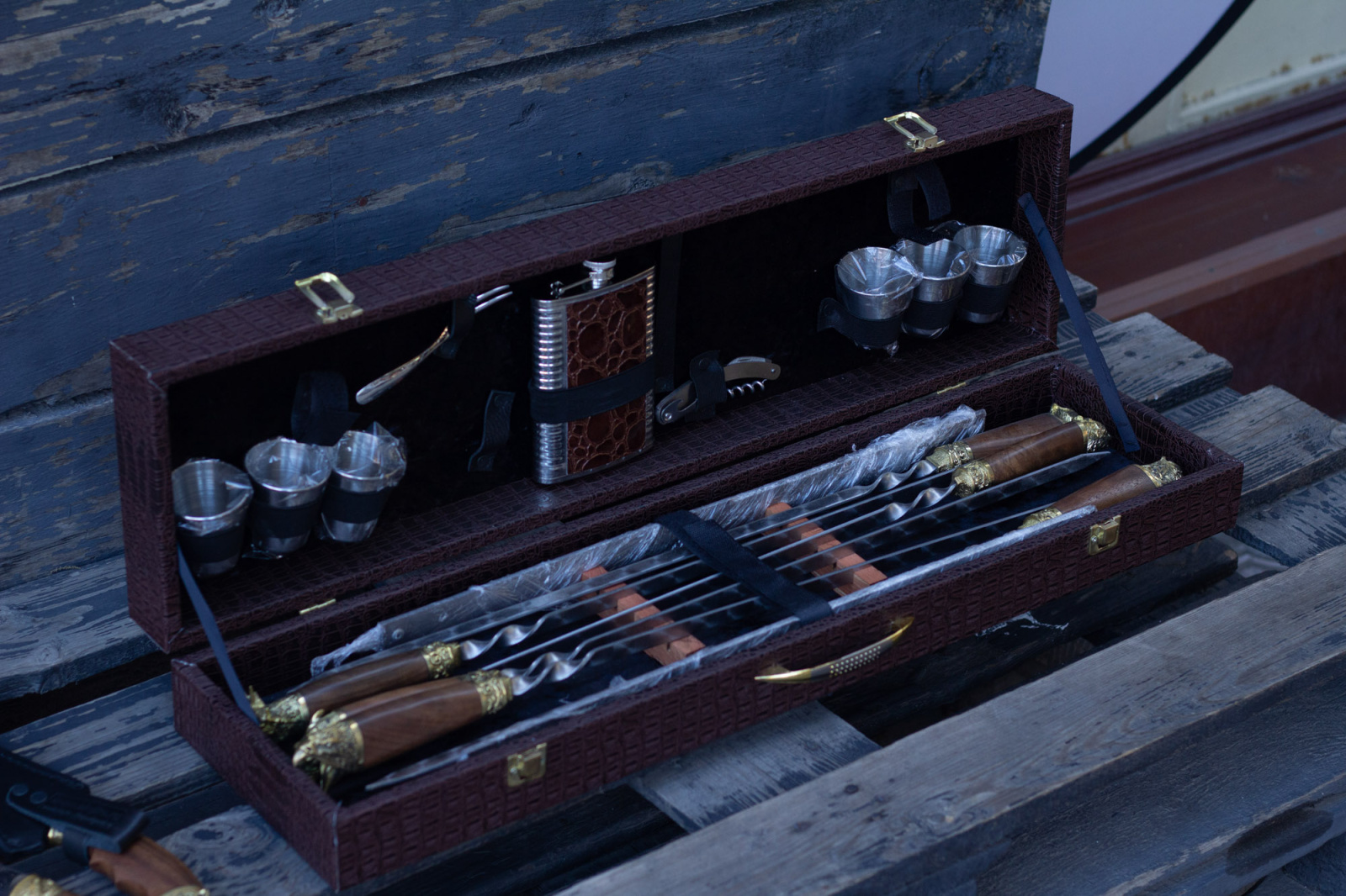 Шашлычный набор латунь 65х13 Блажко