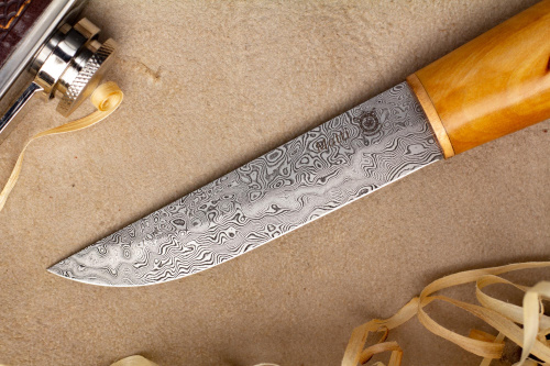 Нож MaTTI (Матти) дамаск Северная Корона