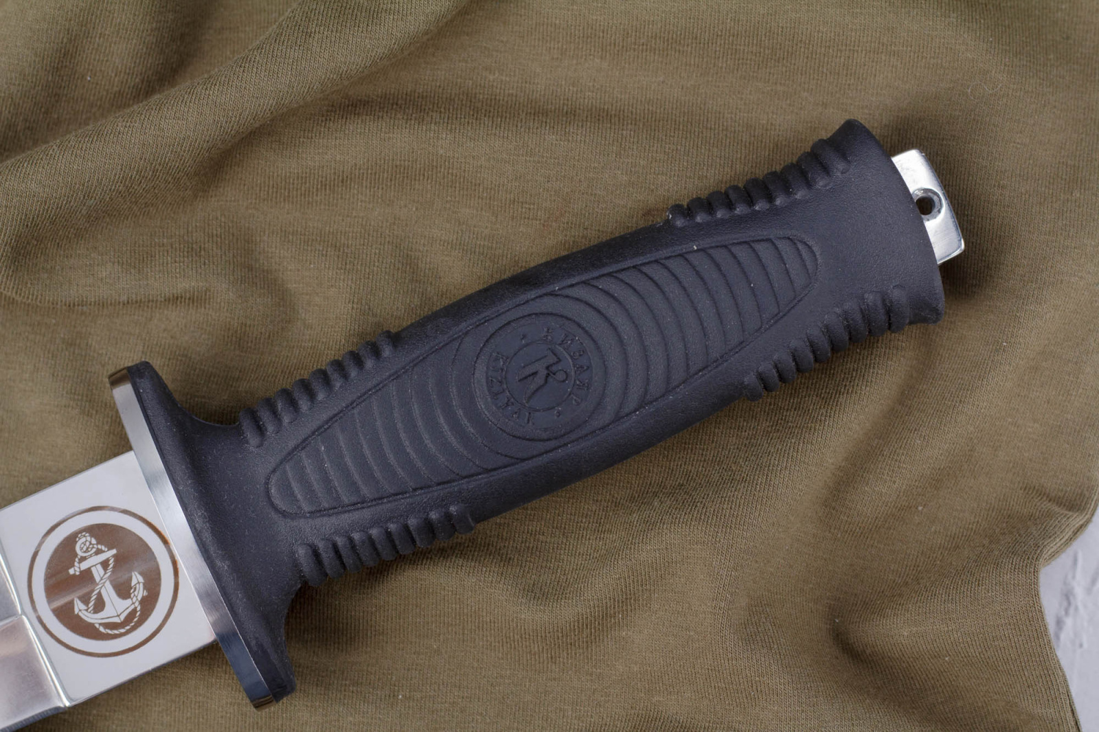 Нож КО-1 Эластрон символикой Морская пехота