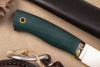 Нож Гризли Эксперт N690 изумруд конвекс Южный Крест