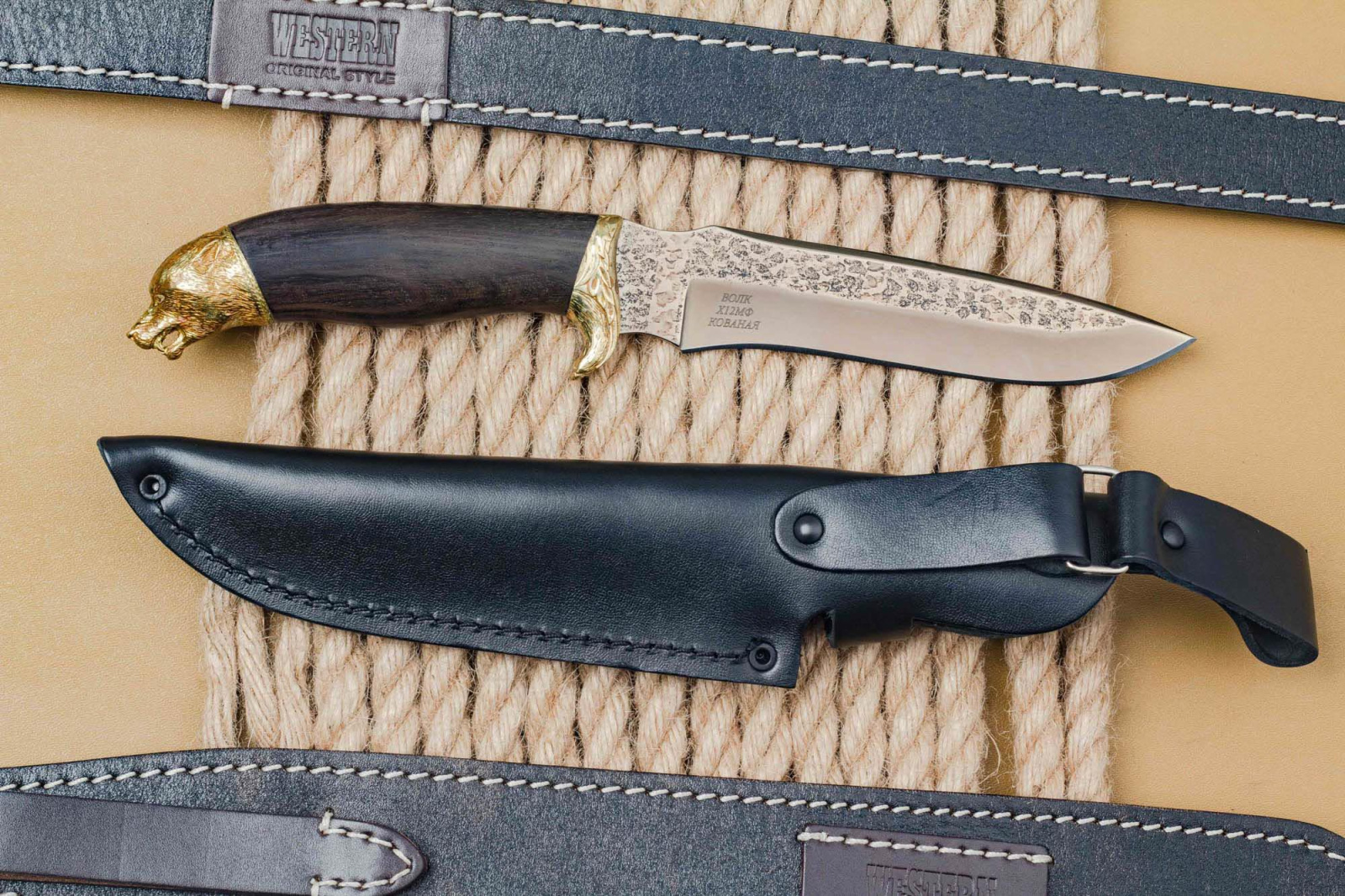 Нож Волк Сталь Х12МФ