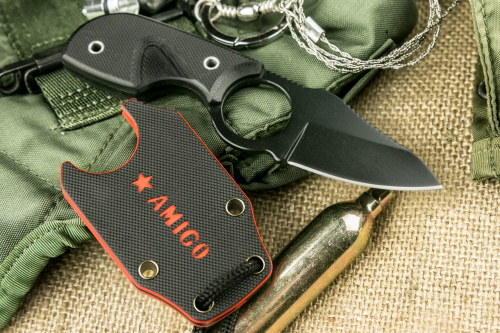 Нож Amigo X D2 black Titanium Black