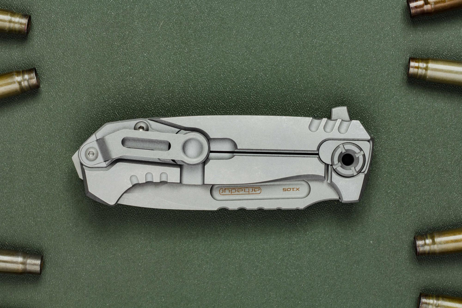 Нож складной ULTRaS-F Stonewash Tan