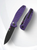 Нож Bestechman Goodboy Black DLC сталь D2, рукоять Purple G10
