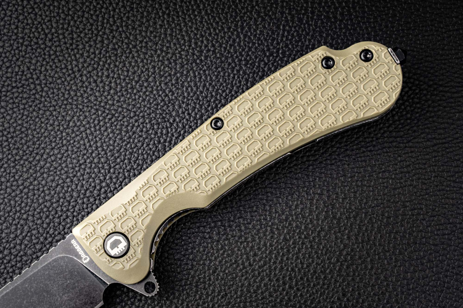 Нож Wocket blackwash WKFRNOLBW сталь 8Cr14MoV рукоять Olive FRN