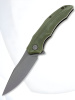 Складной нож Petrified Fish Hairtail dark stonewash сталь K110, рукоять Green Micarta