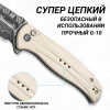 Складной нож CIVIVI Incindie сталь Damascus, рукоять Ivory G10 Складной нож CIVIVI Incindie сталь Damascus, рукоять Ivory G10