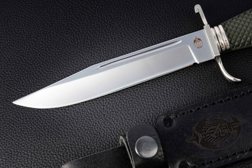 Нож Финка НКВД Х12мф эластрон зеленый Андреев