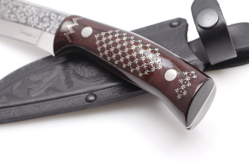 Нож Снегирь 2 Граб Унцукульская насечка Нож Снегирь 2 Граб Унцукульская насечка