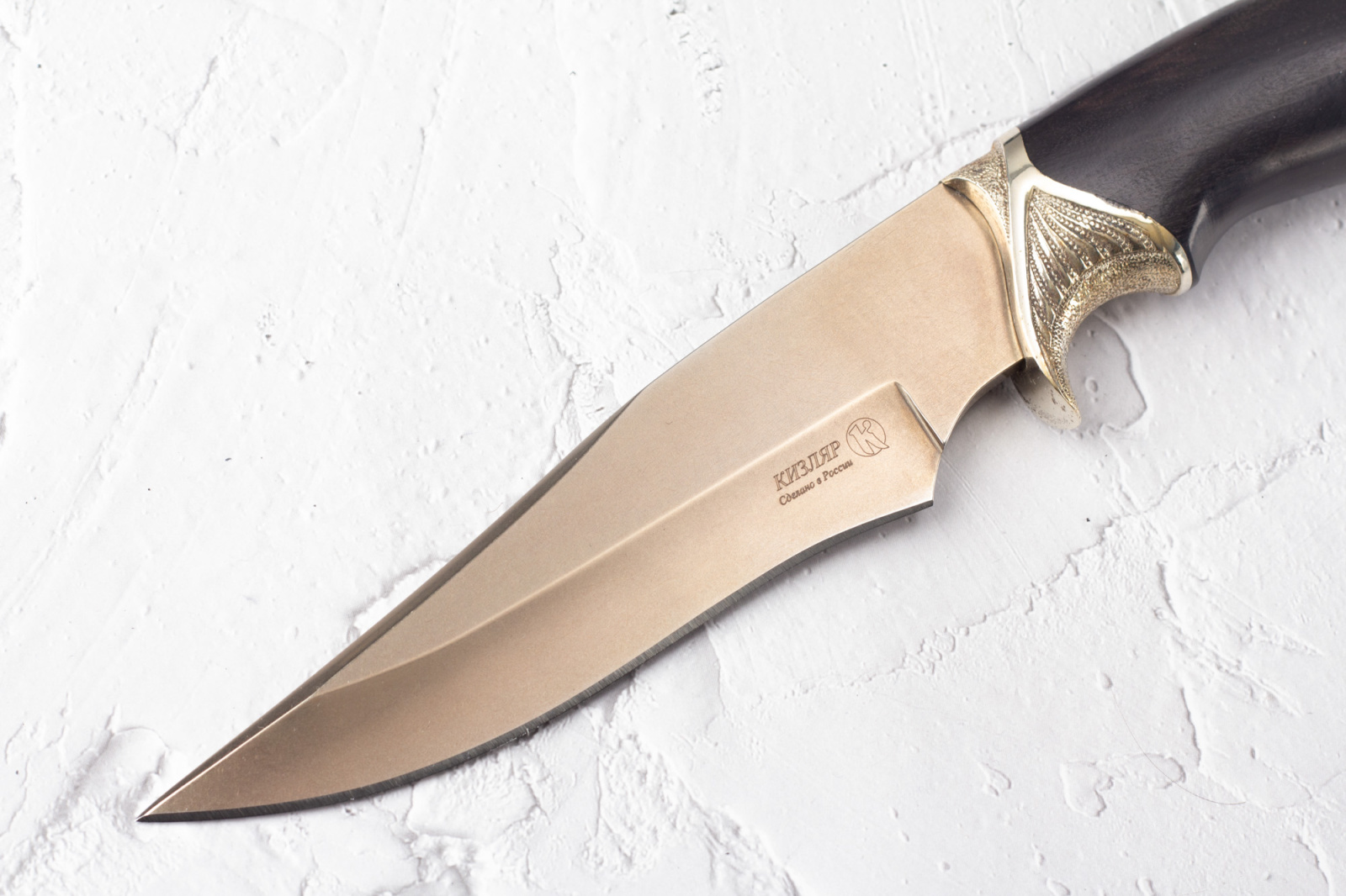 Нож Каспий Сталь D2 Мельхиор