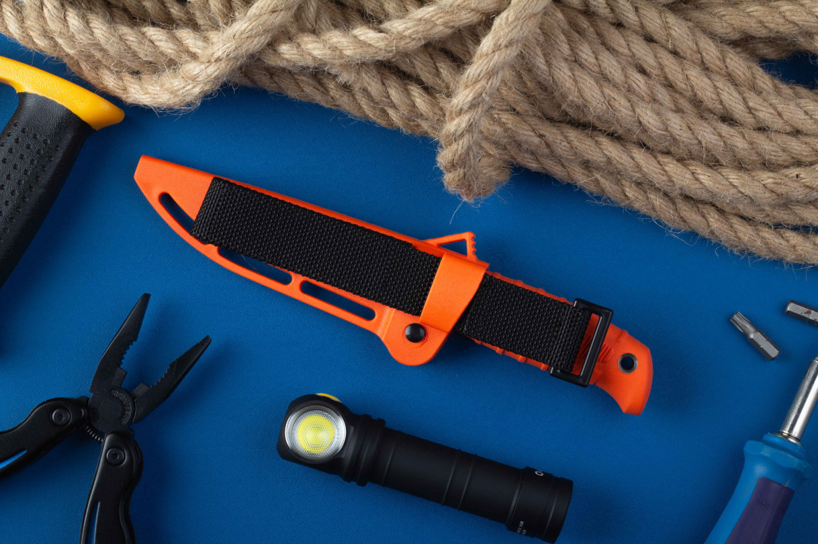 Нож Финский Оранжевый