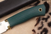 Нож Гризли Эксперт N690 изумруд конвекс Южный Крест