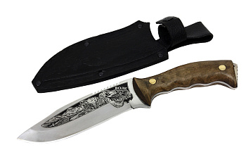 Нож Волк - 65Х13 клепанный Беркут Кизляр