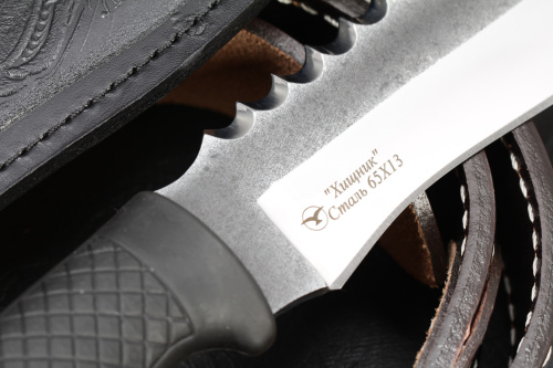 Нож Хищник - 65Х13/резина Беркут Кизляр