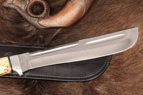 Нож Ицыл мачете (карельская береза)