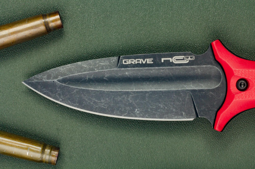 Нож Grave G10 red black s/w  – N.C.CUSTOM Нож Grave G10 red black s/w  – N.C.CUSTOM