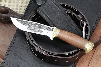 Нож Дрофа Латунь Нож Дрофа Латунь