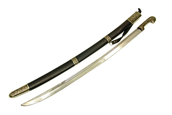 Шашка сувенирная (кожа мельхиор) модель №2 (утоп) беркут