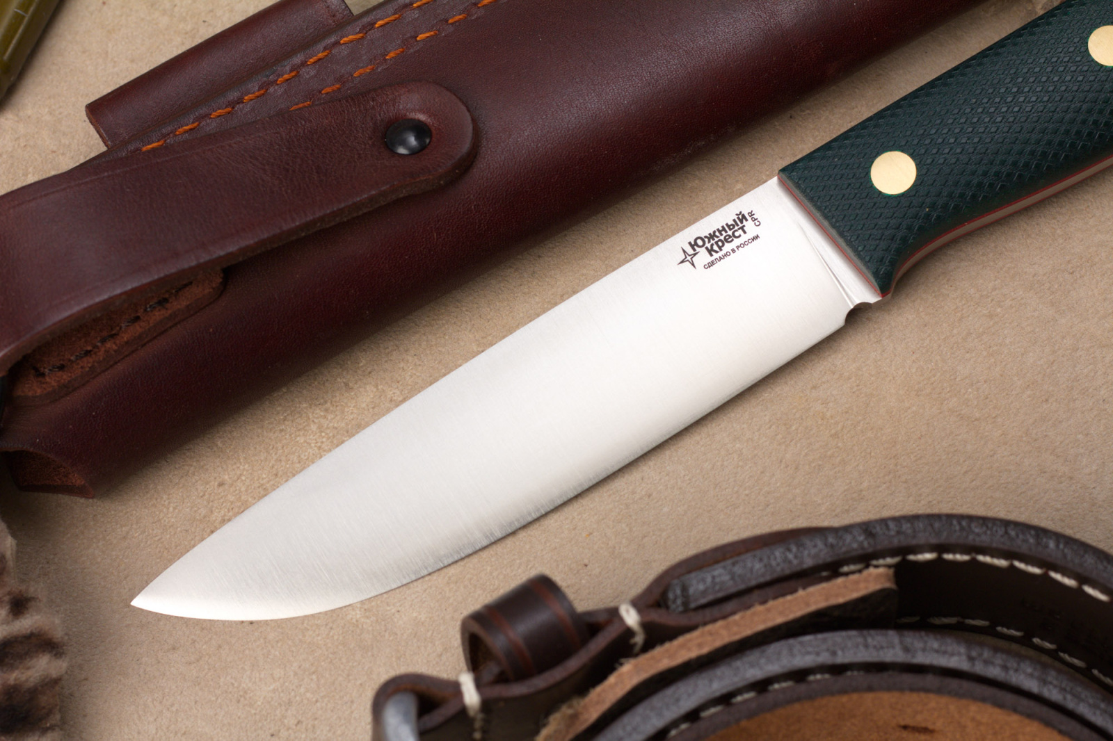 Нож Модель Х CPR изумруд конвекс Южный Крест