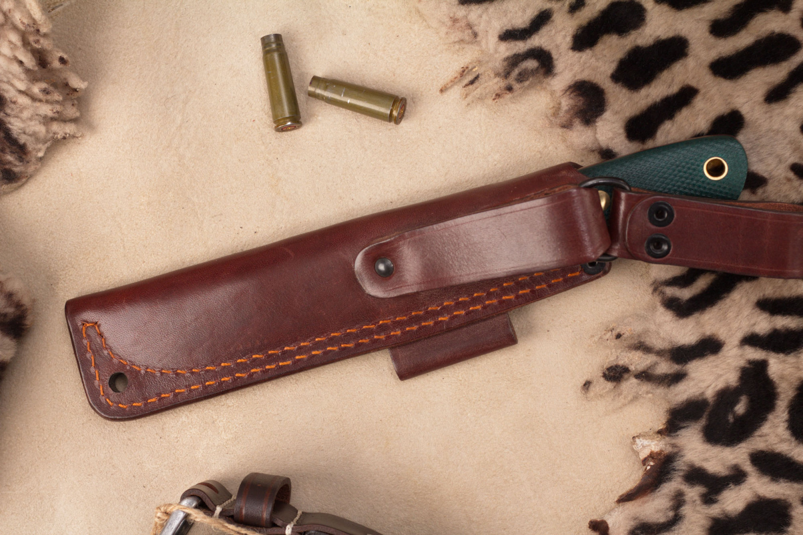 Нож Бушкрафт CPR изумруд конвекс Южный Крест