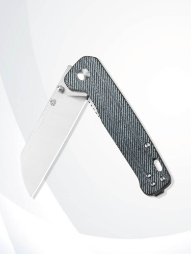Нож QSP Penguin Satin сталь D2, рукоять Denim Micarta