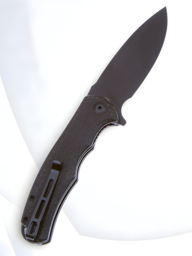 Складной нож CIVIVI Praxis Blackwash сталь 9Cr18MoV, рукоять Black Micarta Складной нож CIVIVI Praxis Blackwash сталь 9Cr18MoV, рукоять Black Micarta
