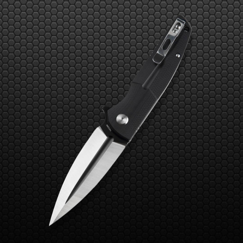 Нож складной Bestech Fin Black/Satin